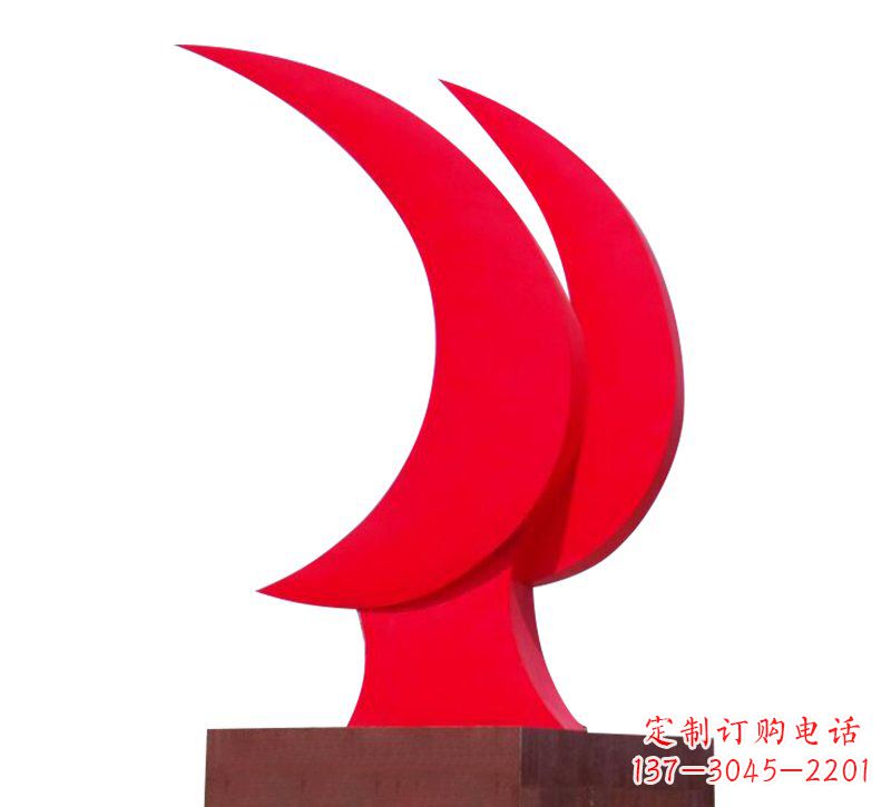 宁波不锈钢党旗雕塑——传承中华文化精神