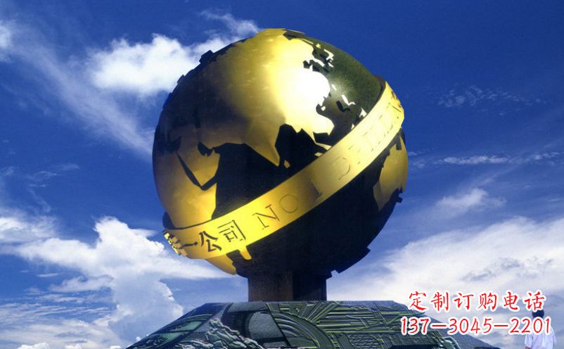 宁波不锈钢地球雕塑传承持久的环保理念