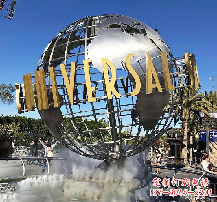 宁波不锈钢地球仪书籍雕塑