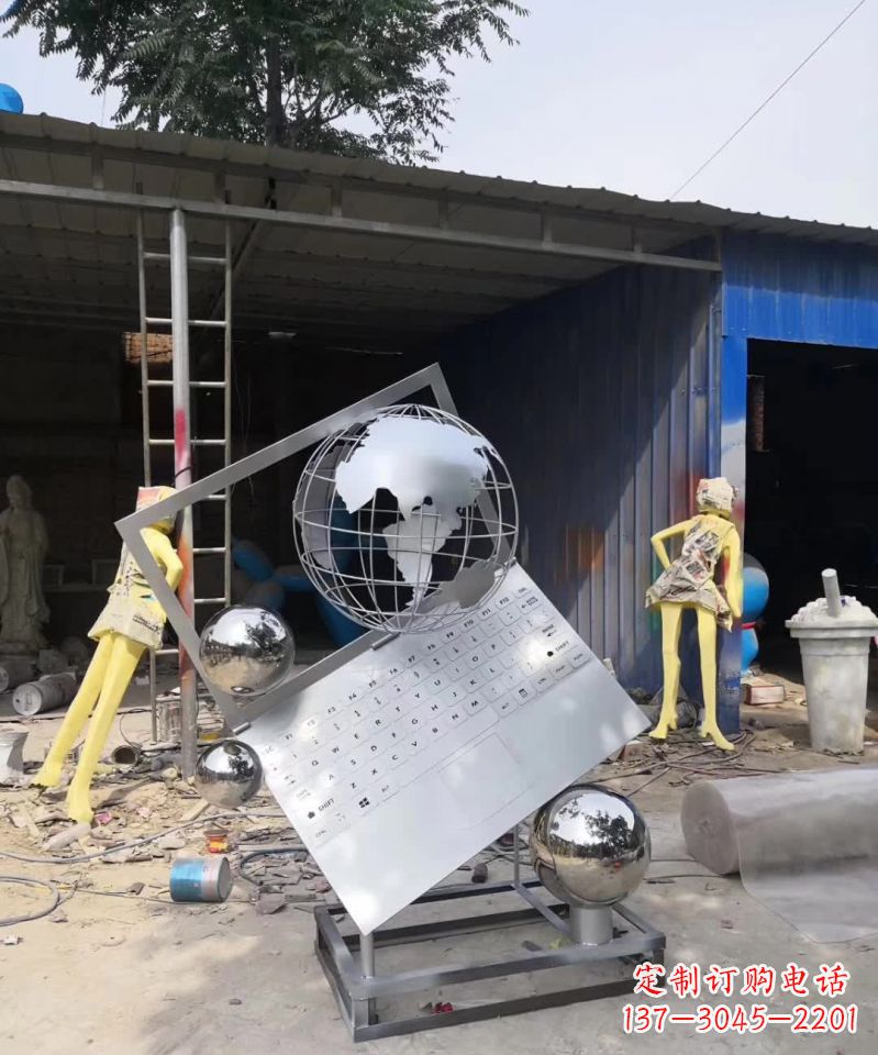 宁波不锈钢地球雕塑艺术与科技的完美结合