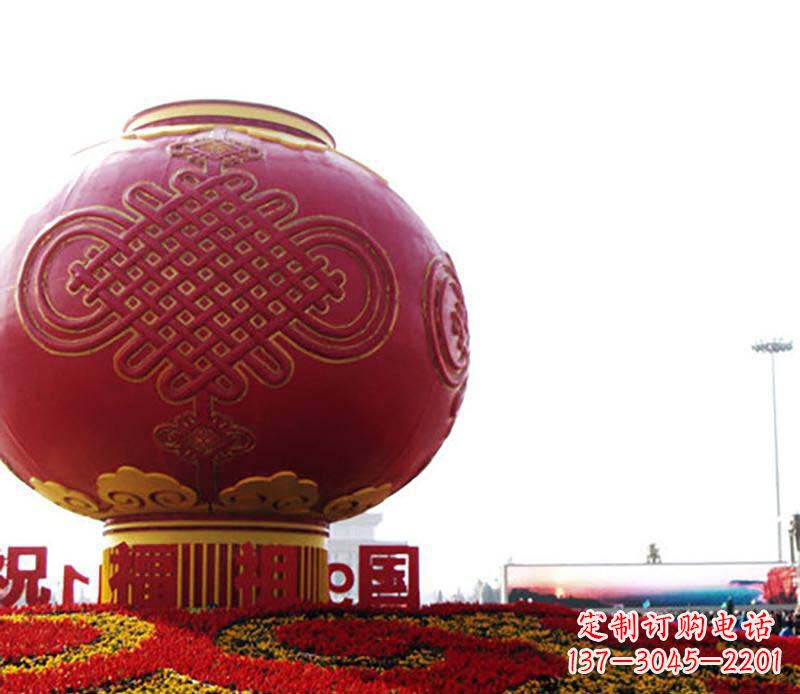 宁波不锈钢灯笼雕塑