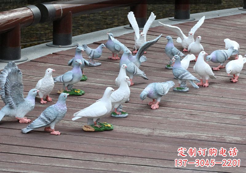 宁波精致的不锈钢鸽子雕塑