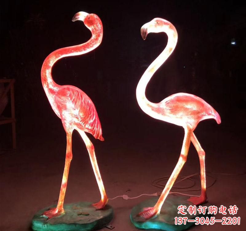 宁波不锈钢火烈鸟绚丽多彩的艺术品