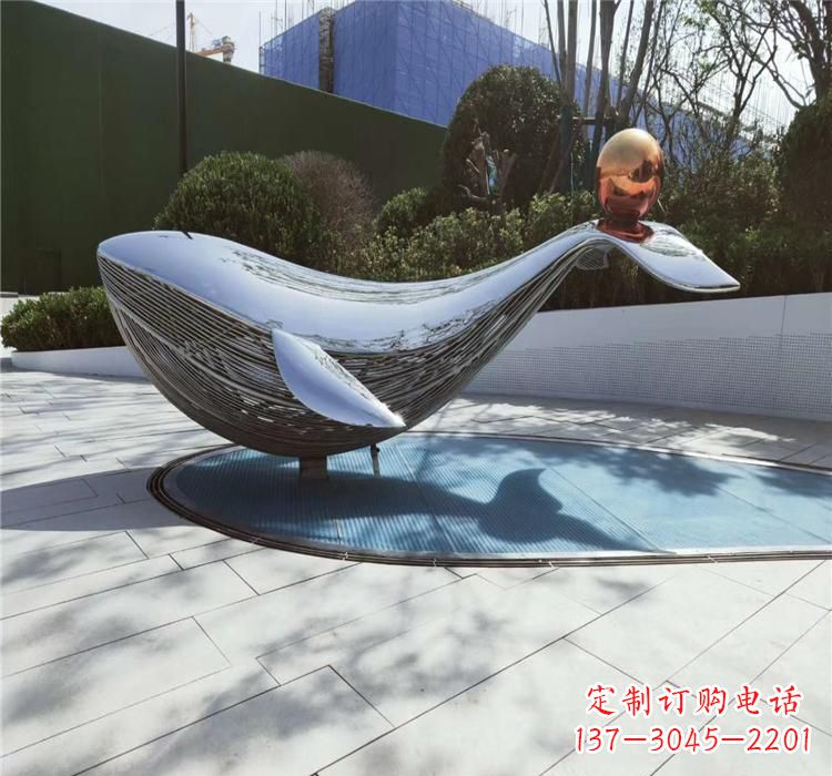 宁波不锈钢海豚雕塑艺术与科技的完美结合