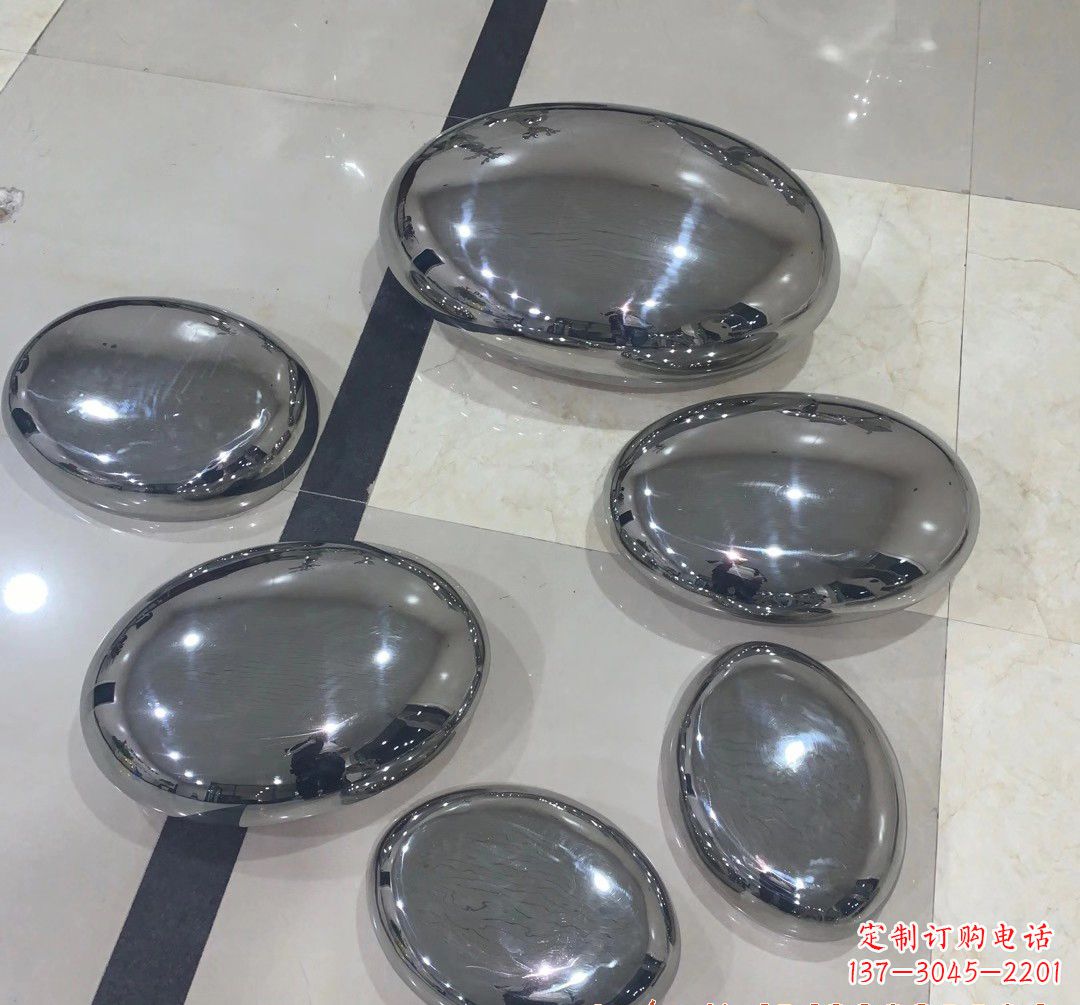 宁波不锈钢鹅卵石雕塑精美的艺术瑰宝