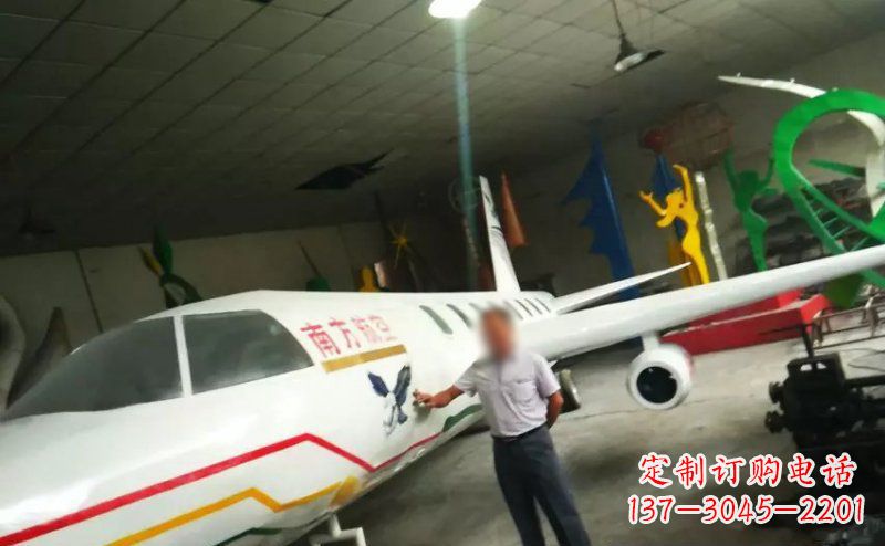 宁波不锈钢飞机雕塑精美的艺术作品