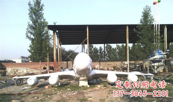 宁波不锈钢飞机雕塑给空中飞行者的致敬