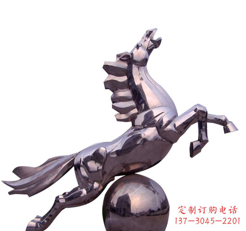 宁波不锈钢飞马城市雕塑