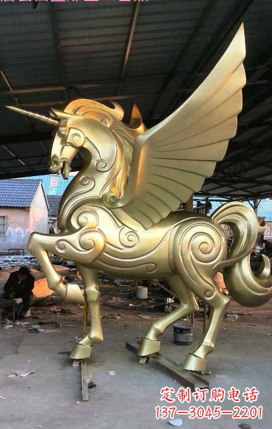宁波不锈钢飞马独角兽雕塑
