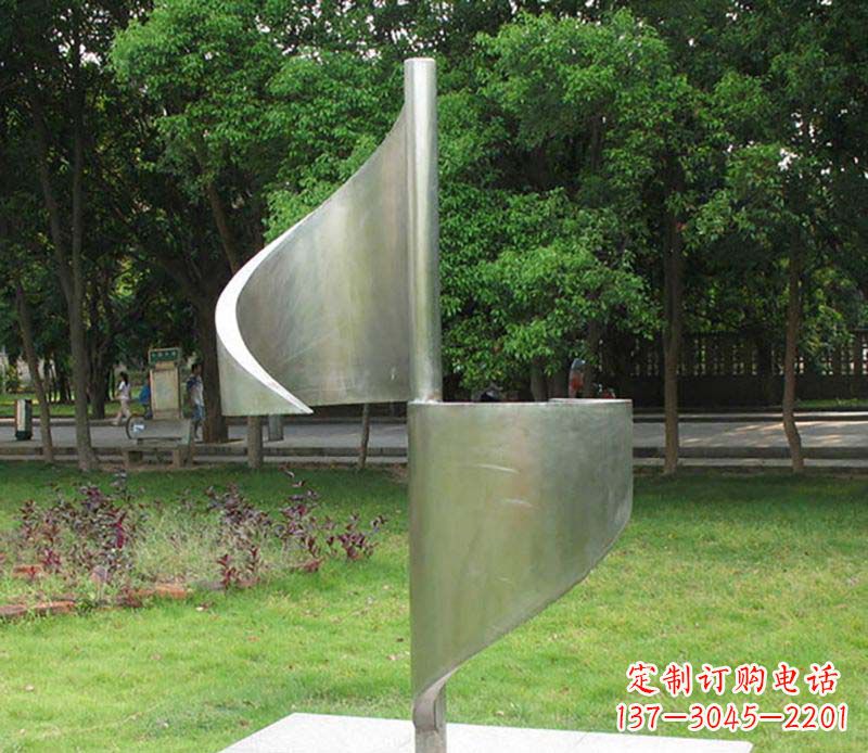 宁波精美不锈钢风车雕塑