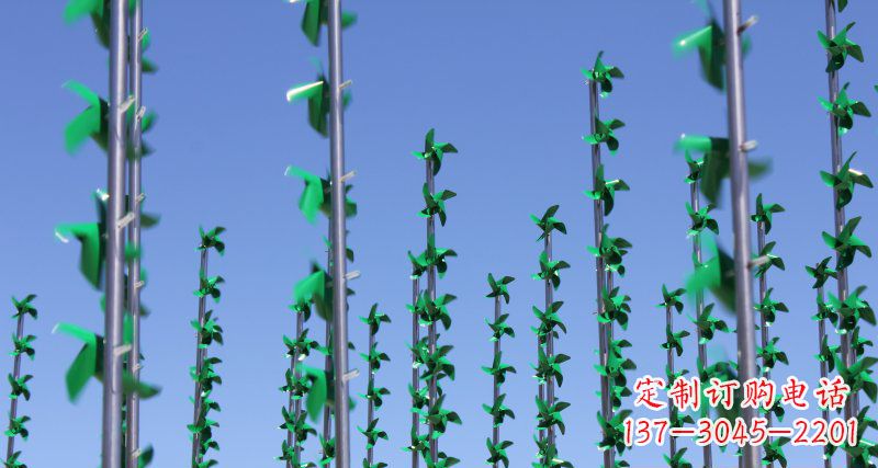 宁波不锈钢风车广场景观雕塑