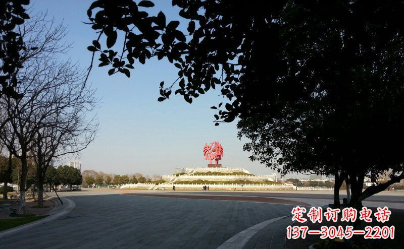 宁波不锈钢凤凰雕塑——展现传统文化之美