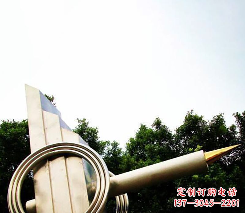 宁波不锈钢钢笔雕塑