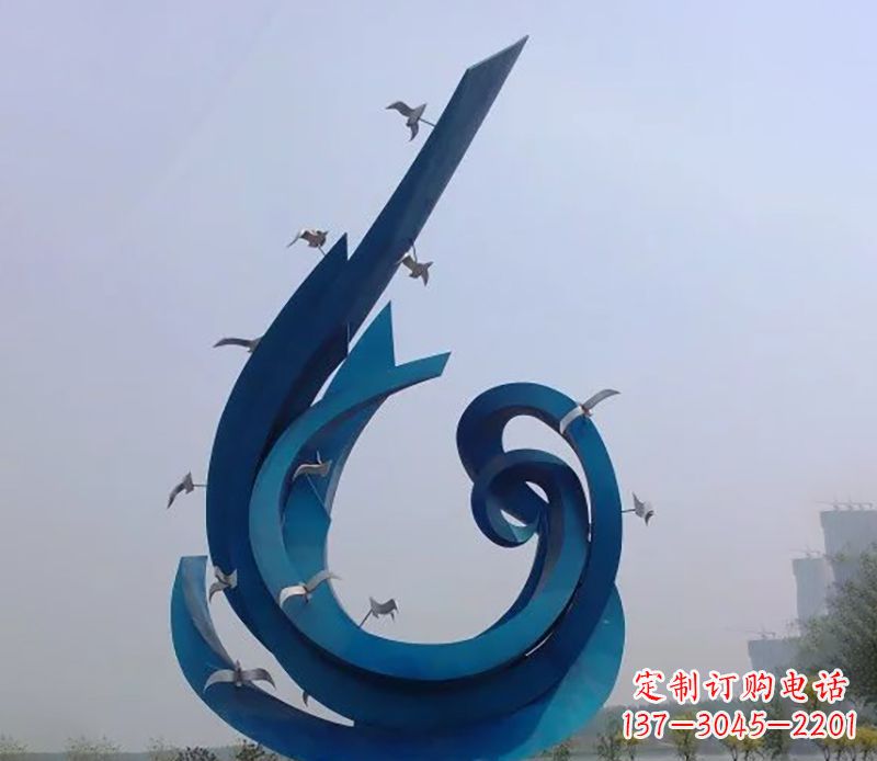 宁波不锈钢鸽子雕塑雕刻着永恒与美丽