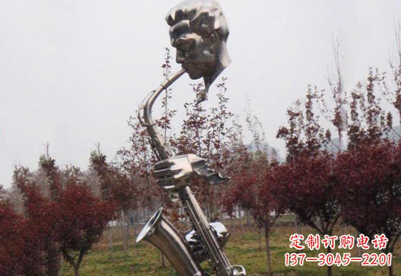 宁波不锈钢萨克斯雕塑艺术与音乐的结合
