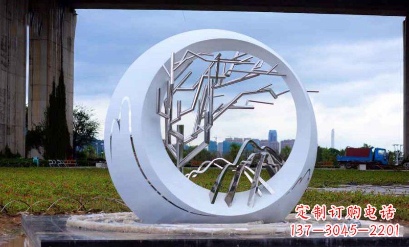 宁波不锈钢树枝雕塑艺术与环保的完美结合