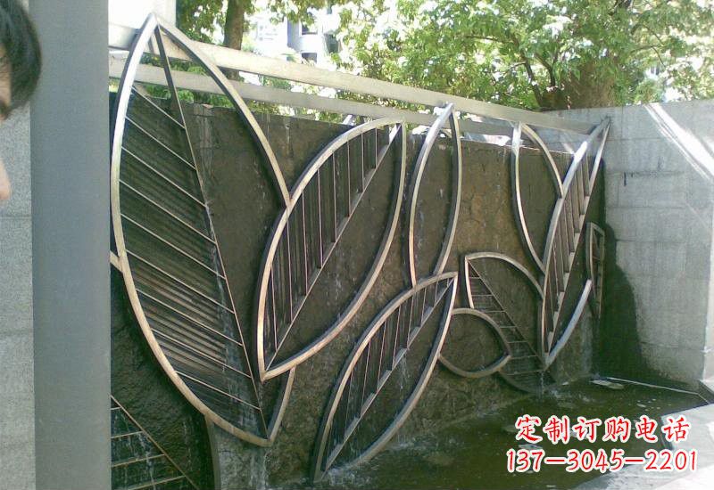 宁波不锈钢树叶雕塑——艺术与科技的完美结合