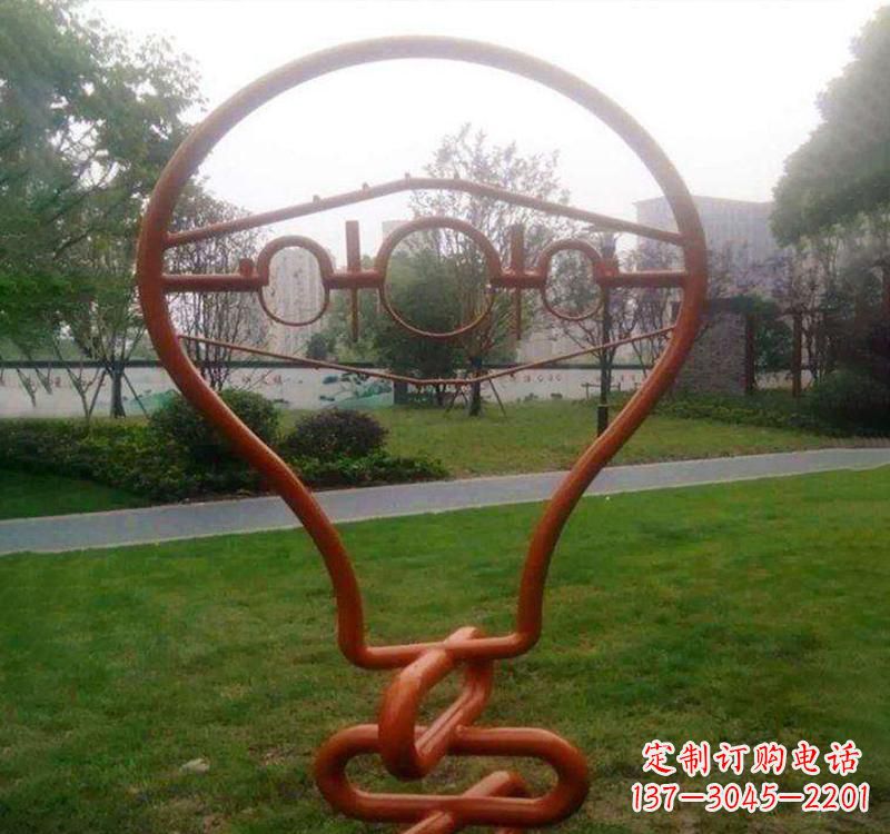 宁波不锈钢灯泡雕塑点亮城市之美
