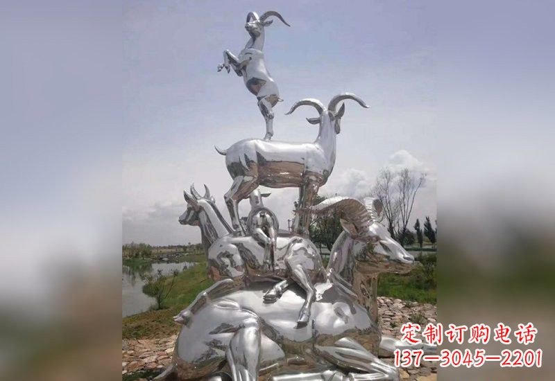 宁波不锈钢羊雕塑精美绝伦