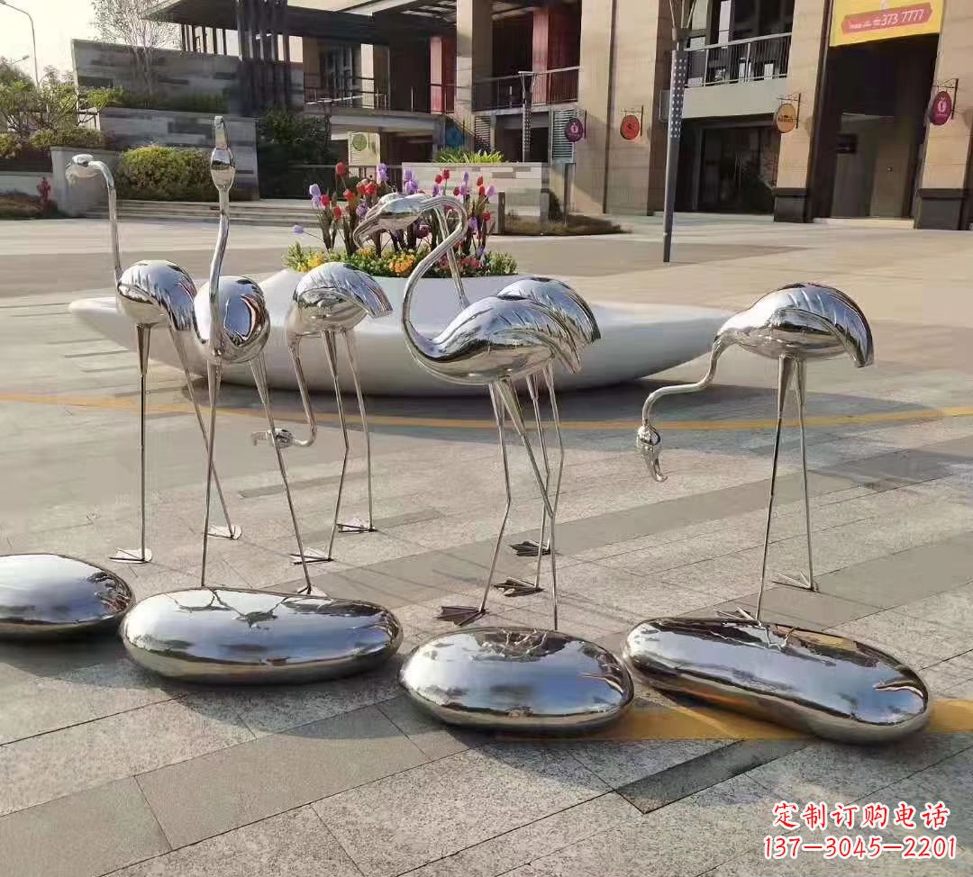 宁波鹅卵石雕塑不锈钢公园的美丽礼物