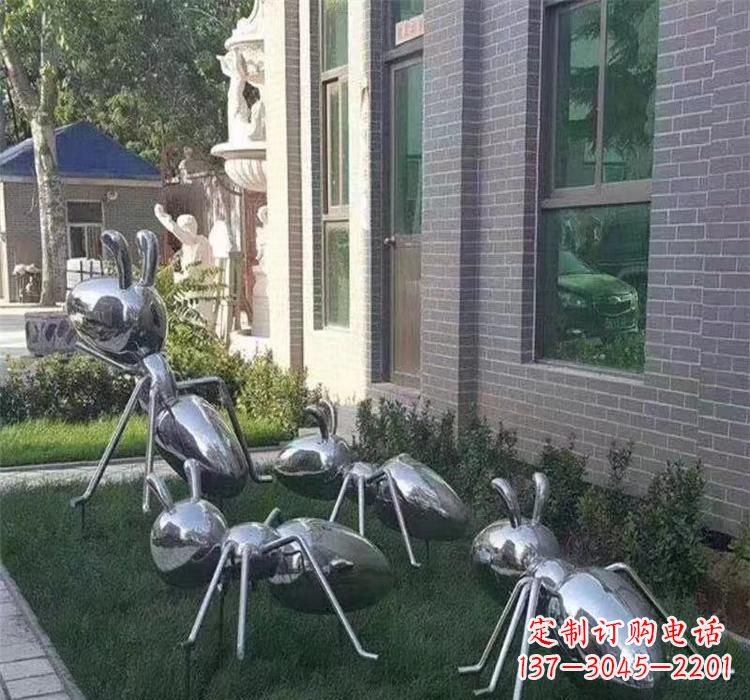 宁波不锈钢蚂蚁雕塑—精致细腻的艺术品