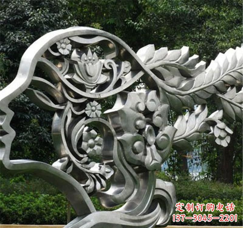 宁波不锈钢雕塑美丽的象征