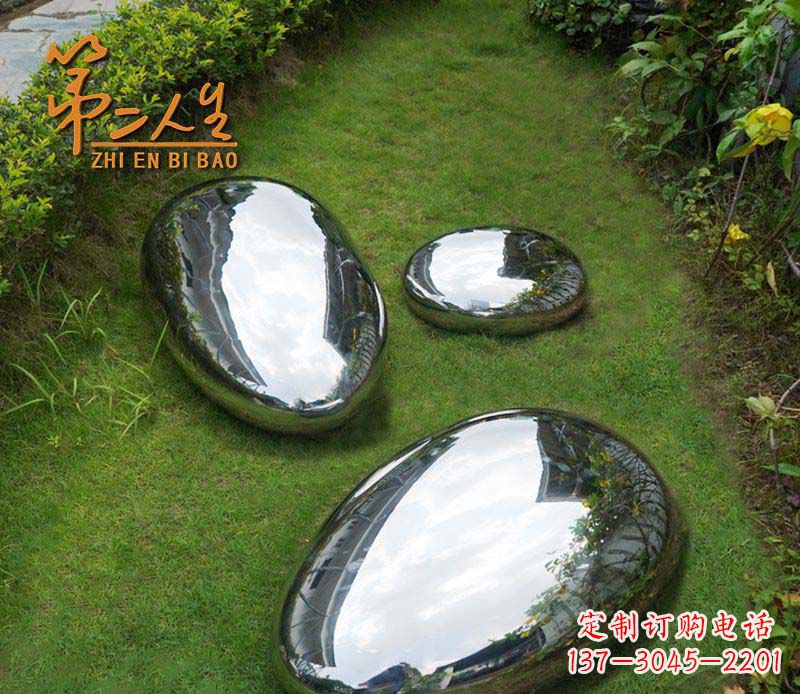 宁波不锈钢公园水滴雕塑1