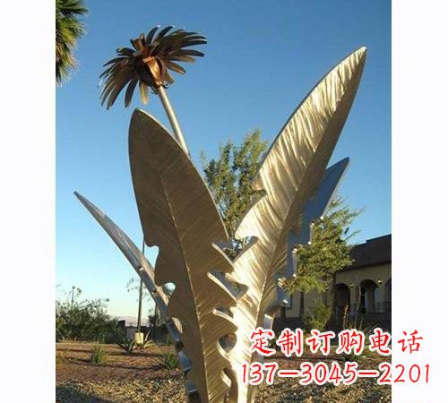 宁波不锈钢蒲公英雕塑——点缀公园美景
