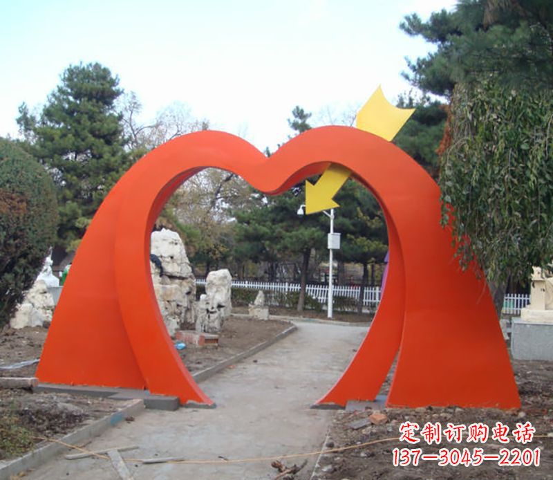 宁波不锈钢拱门雕塑