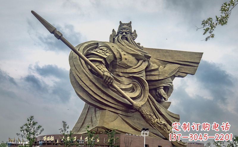 宁波不锈钢关公广场雕塑传承中华文化