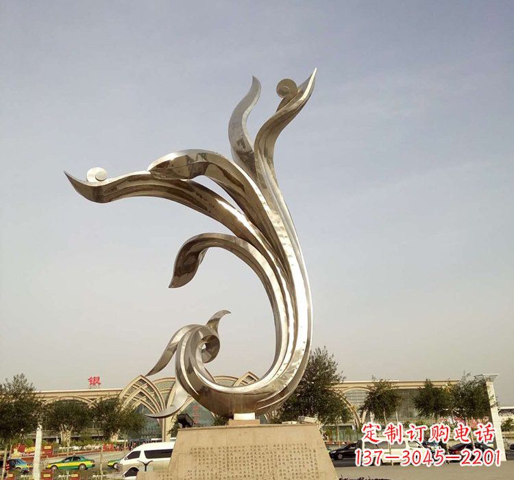 宁波凤凰雕塑,让不锈钢广场更加精彩