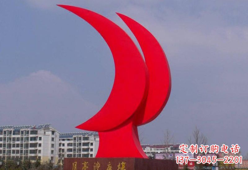 宁波精美的不锈钢月亮雕塑