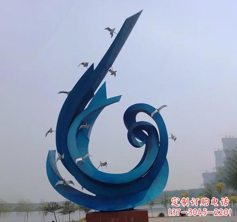 宁波不锈钢鸽子雕塑——缔造城市新景象
