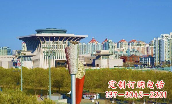 宁波不锈钢广场大型火炬雕塑