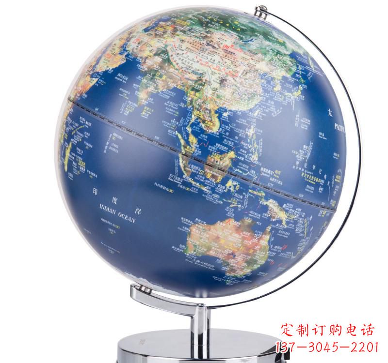 宁波不锈钢地球仪雕塑精美的艺术品