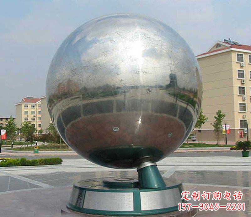 宁波不锈钢地球仪雕塑精美绝伦