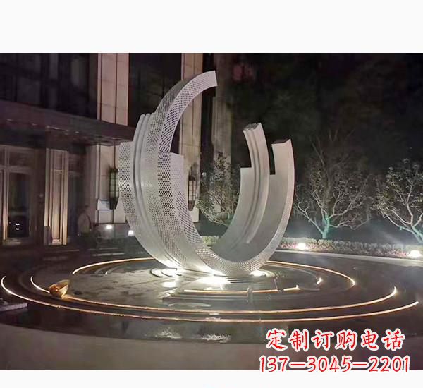 宁波不锈钢广场喷泉雕塑精美的艺术珍品