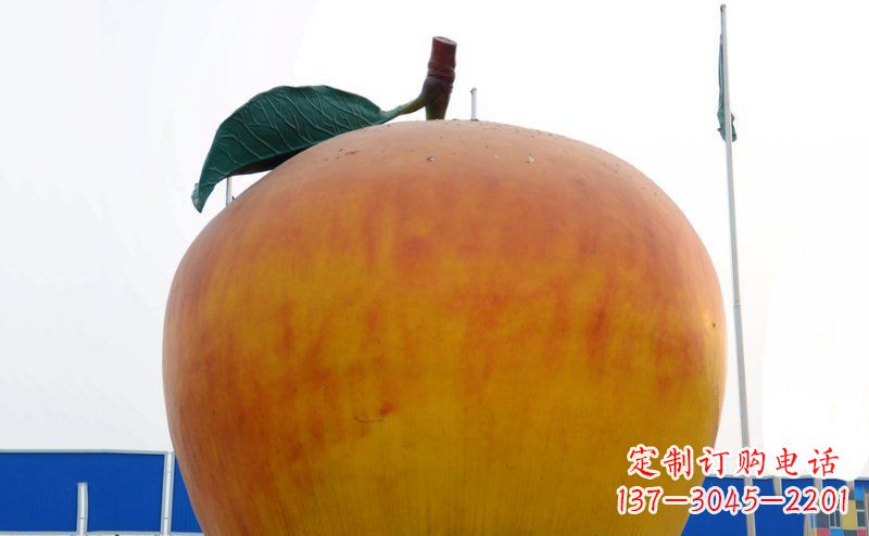宁波不锈钢苹果雕塑浓缩艺术精髓