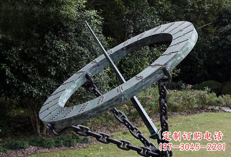 宁波不锈钢日晷雕塑精致的艺术符号
