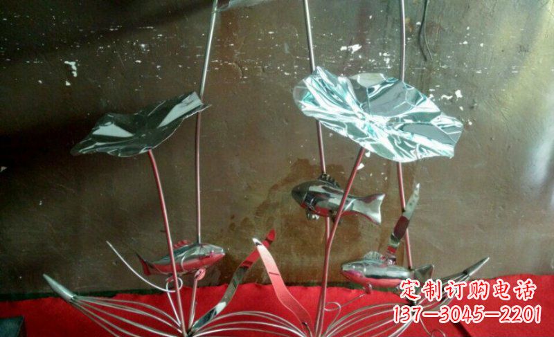 宁波不锈钢荷花雕塑
