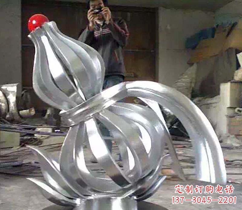 宁波不锈钢葫芦雕塑艺术与科技的完美结合