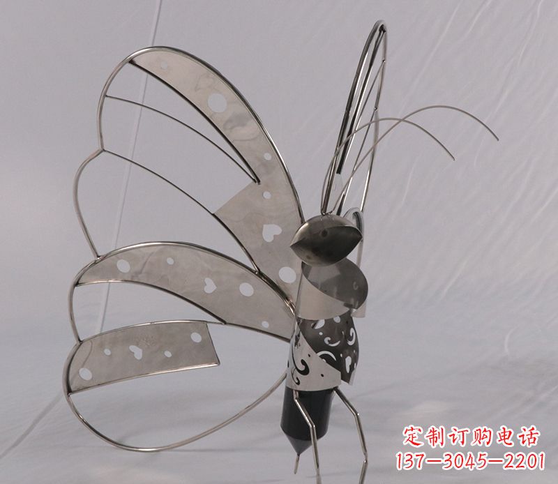 宁波不锈钢蝴蝶雕塑精美的艺术品