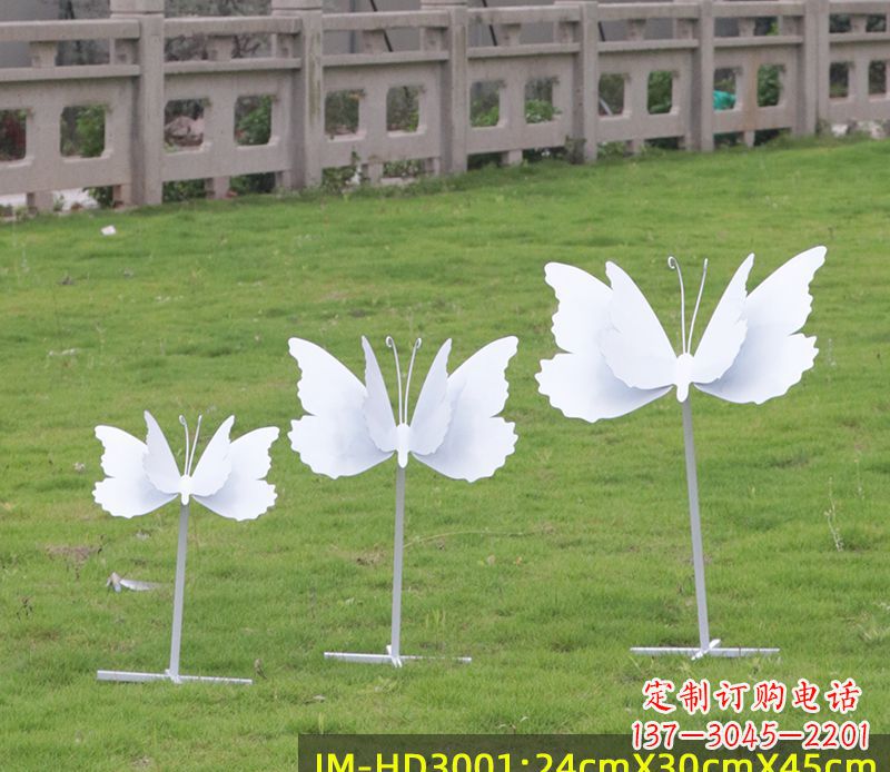 宁波不锈钢蝴蝶组合雕塑精美的艺术品