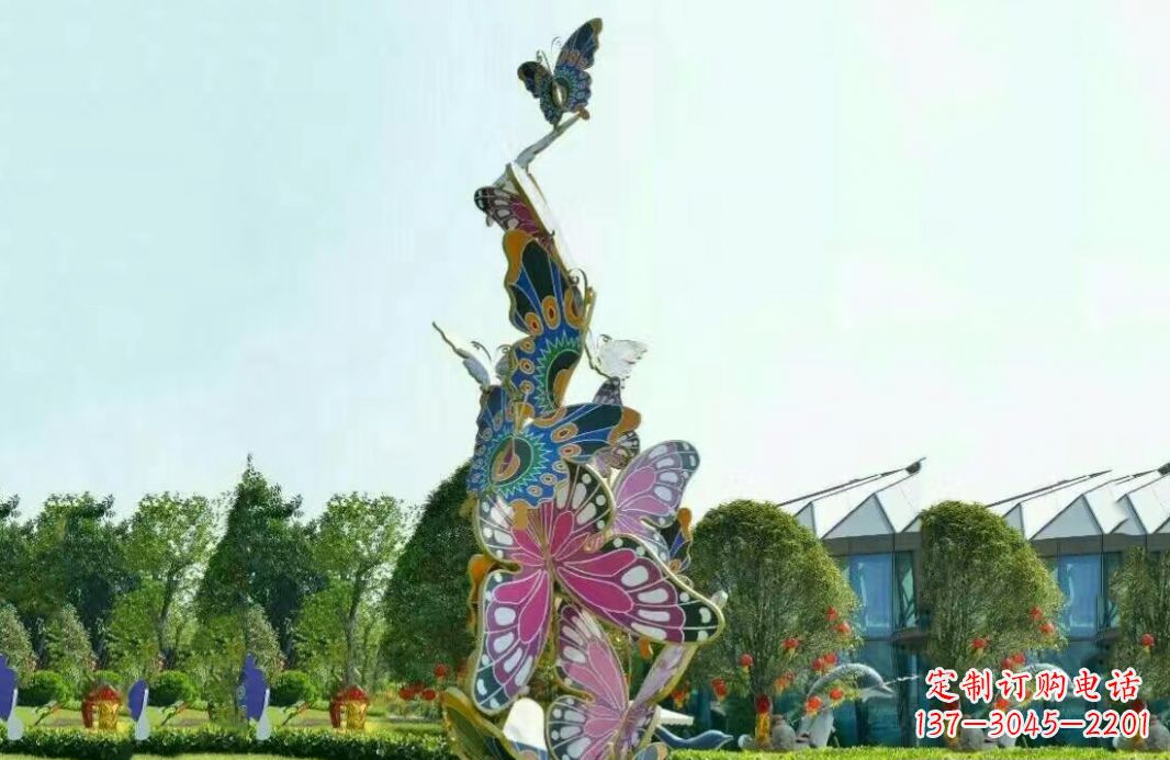 宁波不锈钢蝴蝶美丽的雕塑之美