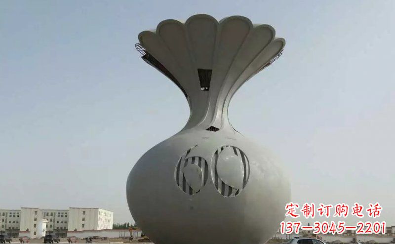 宁波不锈钢花篮雕塑精美绝伦