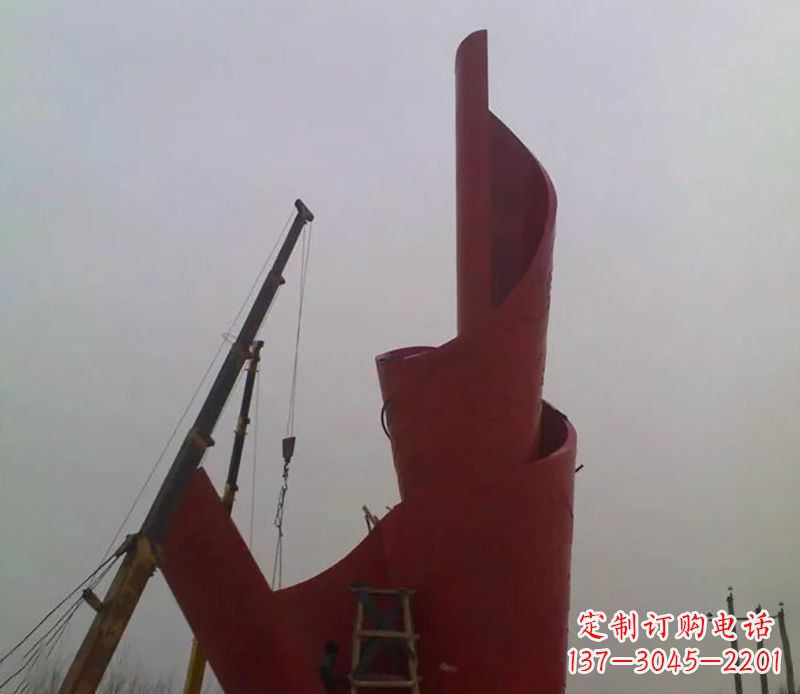 宁波不锈钢火炬雕塑点燃社会进步的火炬