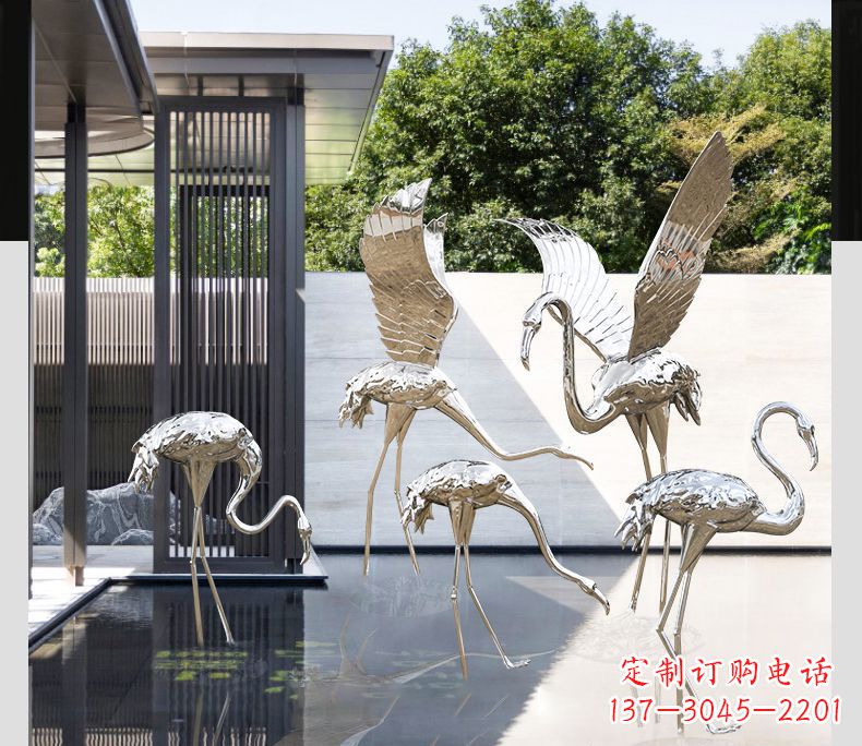 宁波不锈钢火烈鸟雕塑雕刻艺术的精粹