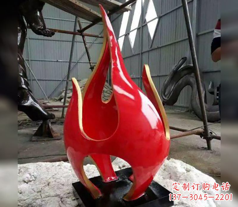 宁波不锈钢火龙果雕塑传承传统文化的艺术品