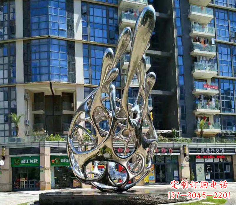 宁波不锈钢火龙果雕塑集艺术与自然之美