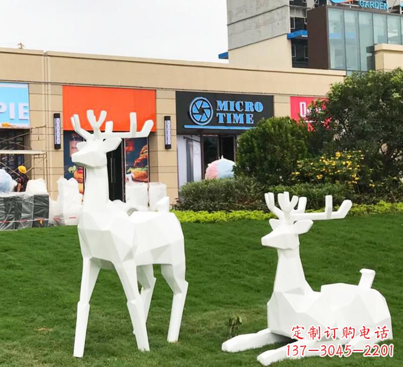 宁波不锈钢小鹿雕塑艺术之美